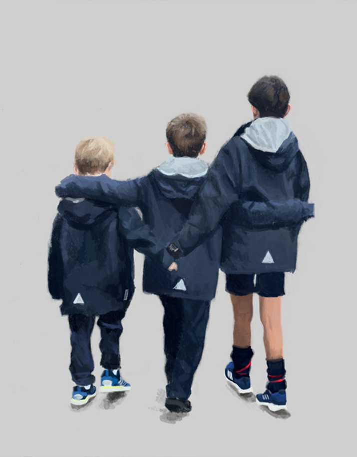 How I create digital artwork using traditional methods.